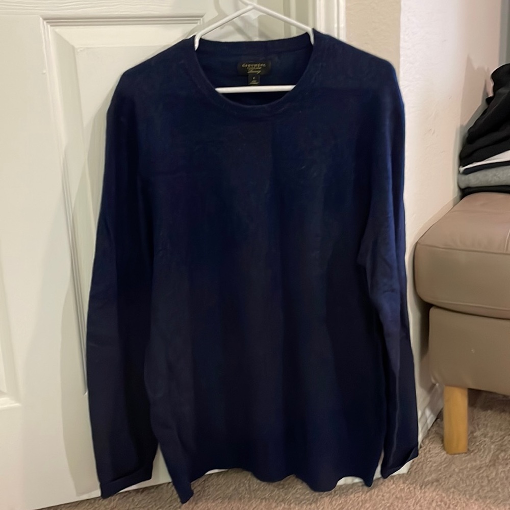 Blue Cashmere Sweater